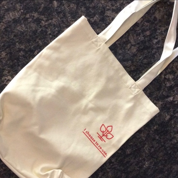 Unknown Handbags - “I choose to re-use” Tote Bags x 2